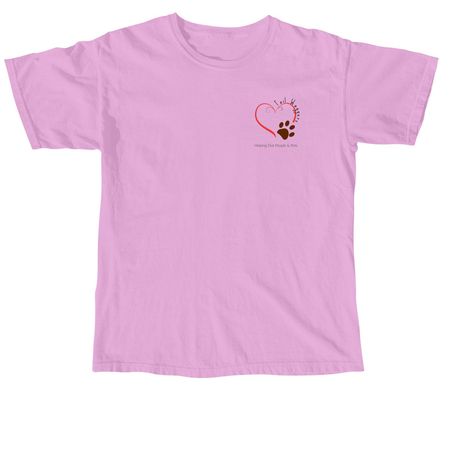 Tail Waggers HOPP Shirts, a Rose Quartz Comfort Colors Unisex Tee