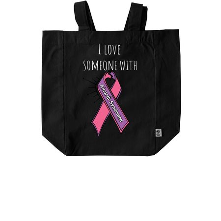 Aicardi Ribbon Tote Bag, a Black Recycled Cotton Tote Bag