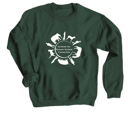 IHAC Logo Gear, a Forest Crewneck Sweatshirt