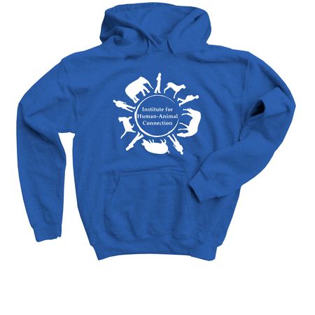 IHAC Logo Gear, a Royal Blue Youth Pullover Hoodie
