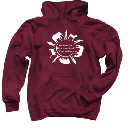 IHAC Logo Gear, a Maroon Pullover Hoodie