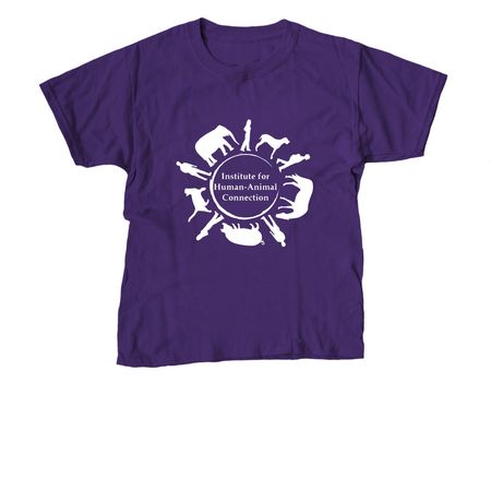 IHAC Logo Gear, a Purple Youth Unisex Tee