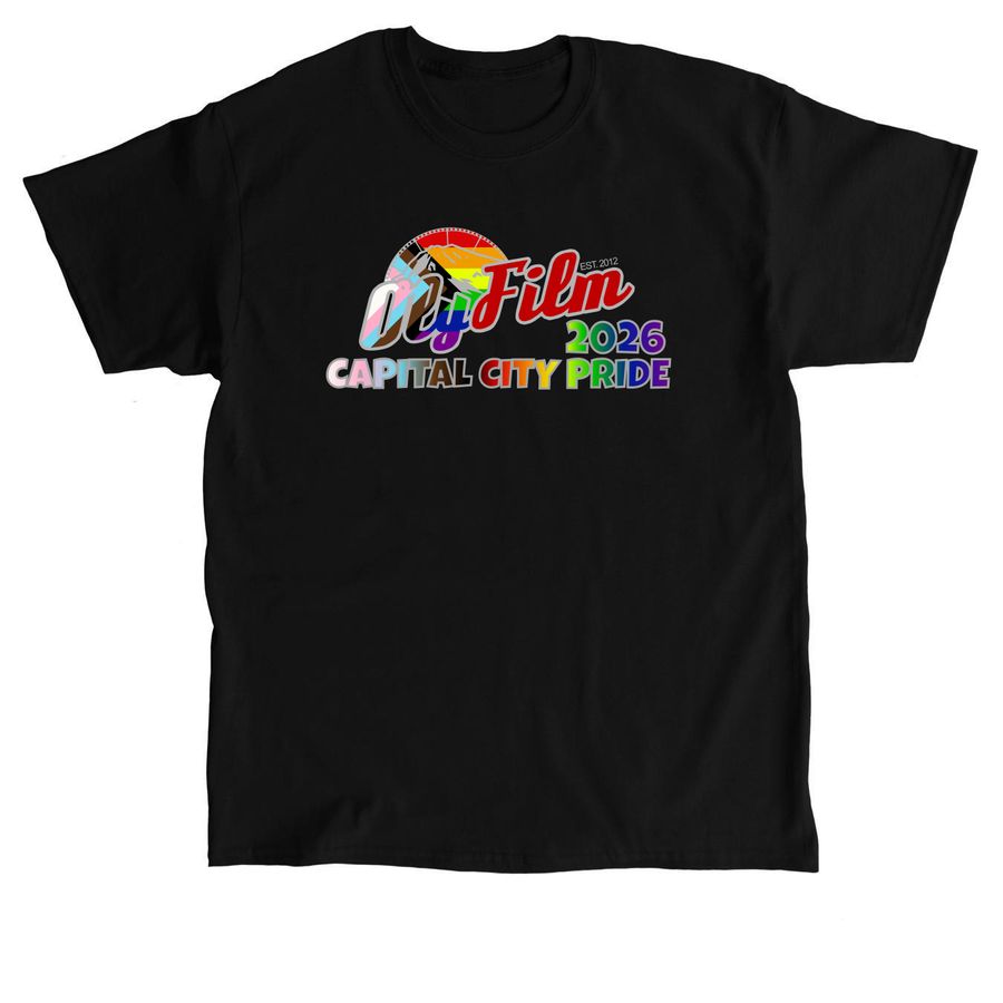 OlyFilm Cap City Pride Shirt 2026, a Black Classic Unisex Tee