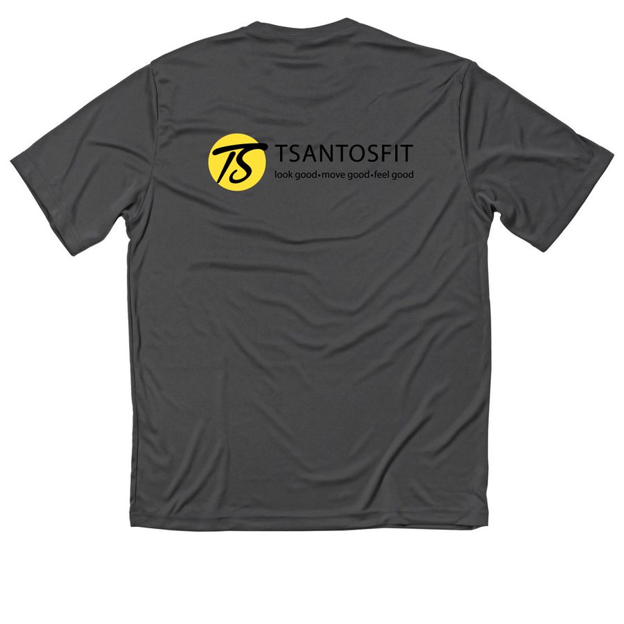 Camp Strong 2026, a Iron Grey Classic Performance Tee (back-view)