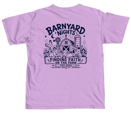 VBS 2026, a Neon Violet Comfort Colors Unisex Tee