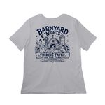 VBS 2026, a Solid Athletic Grey Women?s Relaxed Cotton Tee (back-view)