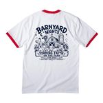 VBS 2026, a White/ Red Cotton Ringer Tee (back-view)