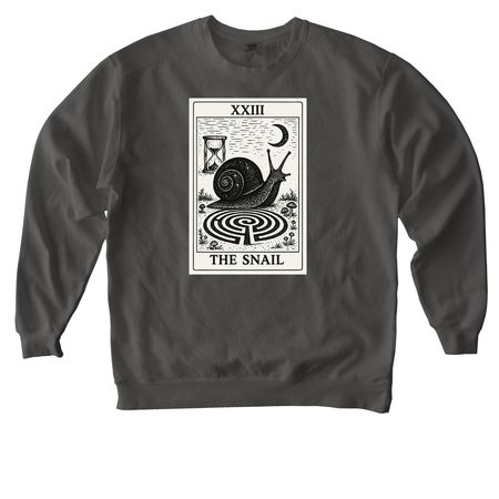 The Snail, a Pepper Comfort Colors Crewneck Sweatshirt