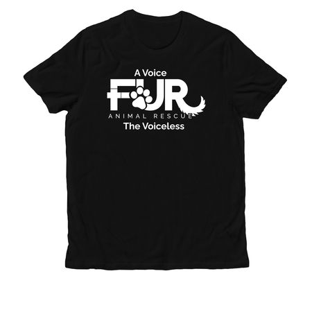 More Shirts FUR Paws, a Deep Black Allmade Organic Cotton Unisex Tee