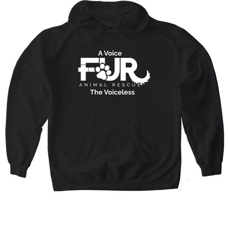 More Shirts FUR Paws, a Black Gildan Softstyle Pullover Hoodie