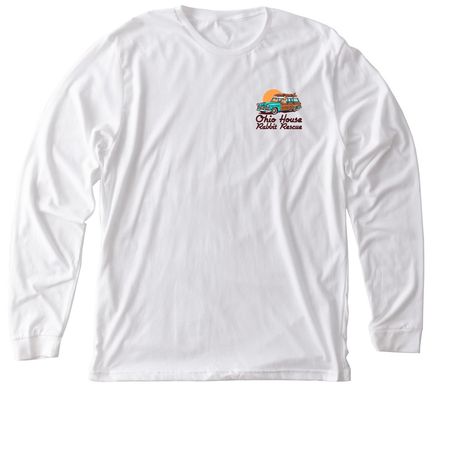 Beach Bunny Vibes, a Solid White Blend Premium Long Sleeve Tee