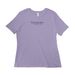 Tucker?s Torch Women?s Apparel, a Dark Lavender Women?s Relaxed Cotton Tee