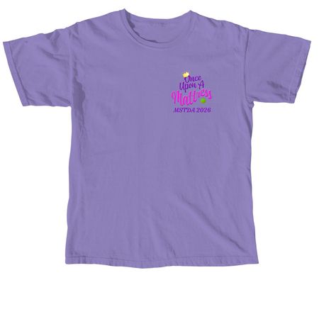 Once Upon A Mattress Shirts, a Violet Comfort Colors Unisex Tee