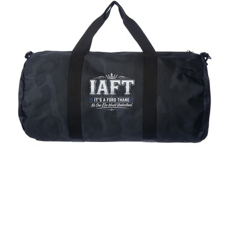 IAFT DUFFLE, a Black Camo Day Tripper Duffel Bag