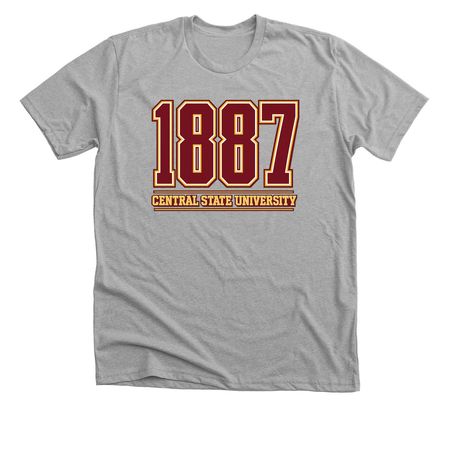 "1887, a Athletic Heather Premium Unisex Tee
