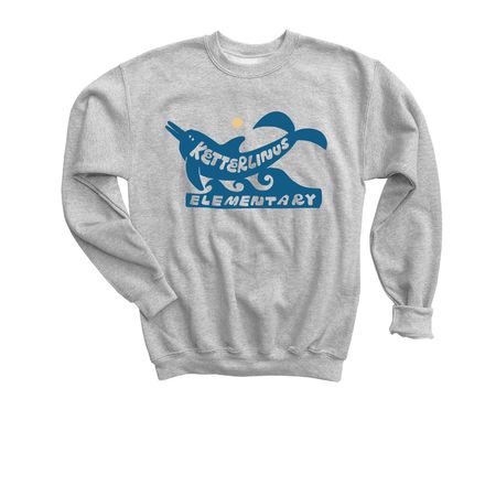 Youth Crewneck Sweatshirt, a Sport Grey Youth Crewneck Sweatshirt