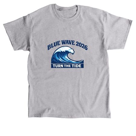 Blue Wave 2026, a Sport Grey Classic Unisex Tee
