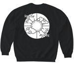 Ac2 Swag, a Black Softstyle Crewneck Sweatshirt (back-view)