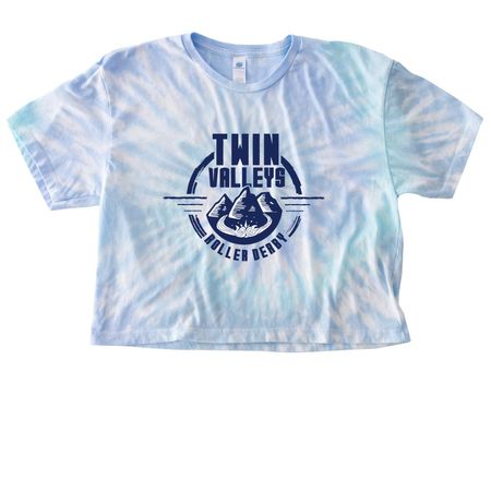 TVRD Logo T-Shirt, a Lagoon Women's Tie Dye Cropped Tee