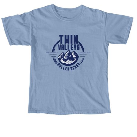 TVRD Logo T-Shirt, a Washed Denim Comfort Colors Youth Tee