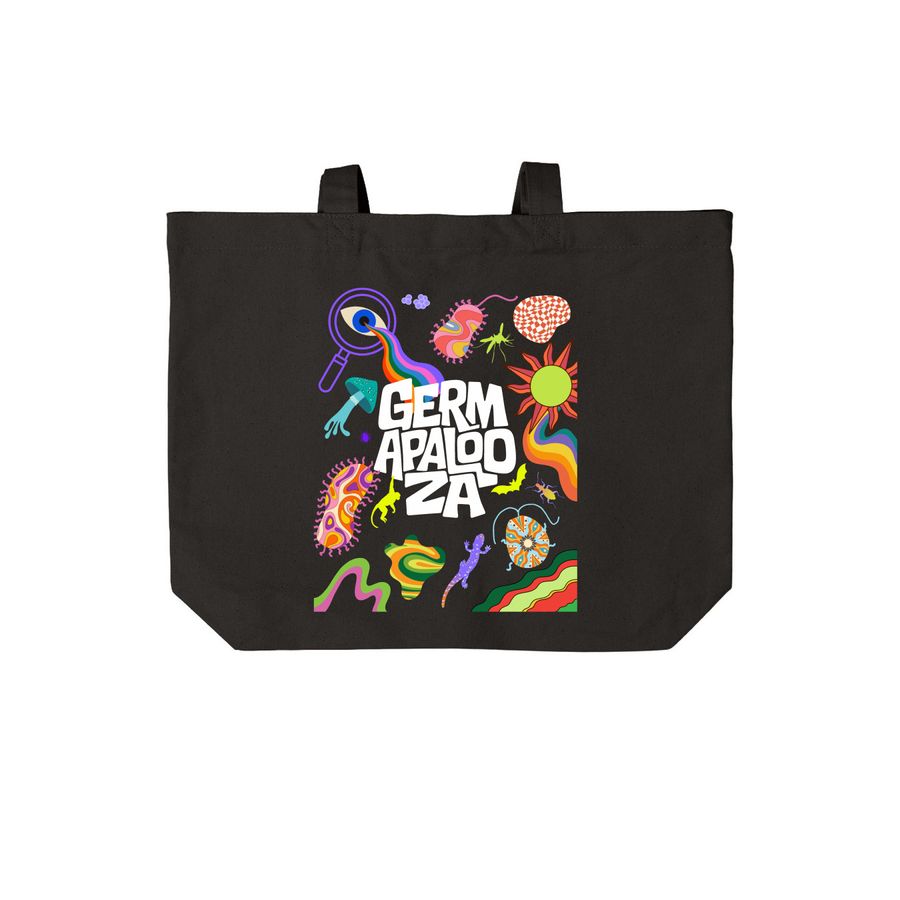 Tote Bag, a Deep Black Cotton Canvas Tote Bag