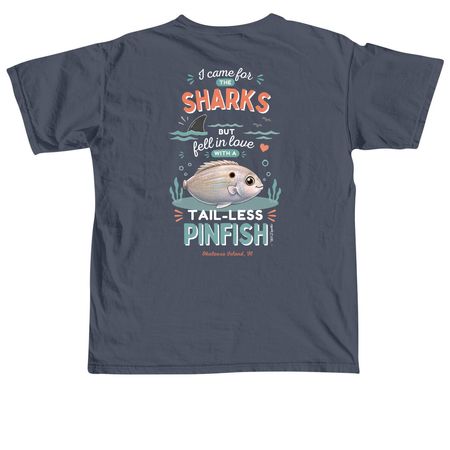 Tail-less Pinfish Tees & Hoodies, a Denim Comfort Colors Unisex Tee