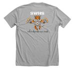 SWHS Reunion Merch, a Athletic Heather Premium Unisex Tee (back-view)