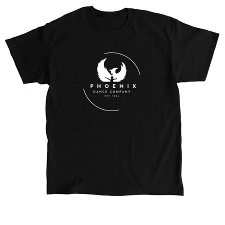 Circle Design Logo, a Black Classic Unisex Tee