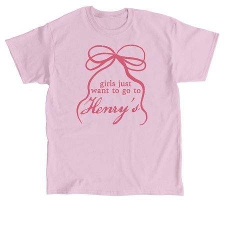 Henry's Books, a Light Pink Classic Unisex Tee