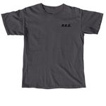 Rise. Kill. Eat.&nbsp;, a Graphite Comfort Colors Unisex Tee (back-view)