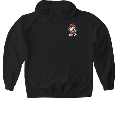 Support the Next Generation of Firefighters, a Black Gildan Softstyle Pullover Hoodie