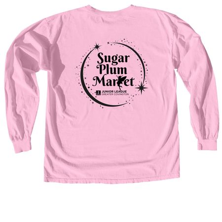 Sugar Plum Market Shirt, a Blossom Comfort Colors Long Sleeve Tee