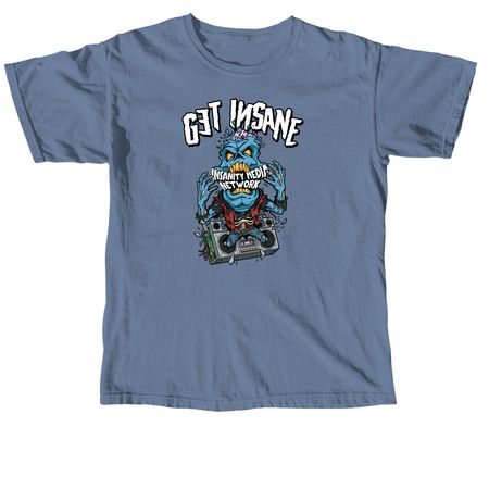 Insanity Media Apparel, a Blue Jean Comfort Colors Unisex Tee