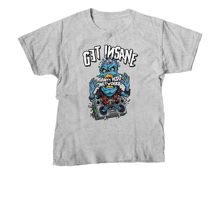 Insanity Media Apparel, a Sport Grey Youth Unisex Tee