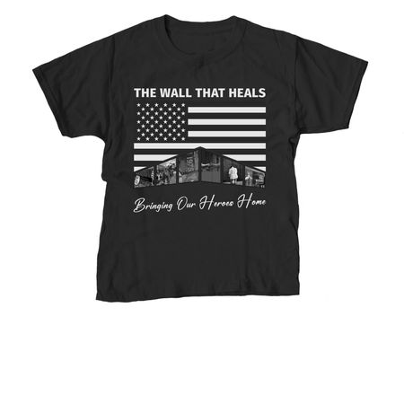 The Wall That Heals 2026 Tour Shirt, a Black Youth Unisex Tee