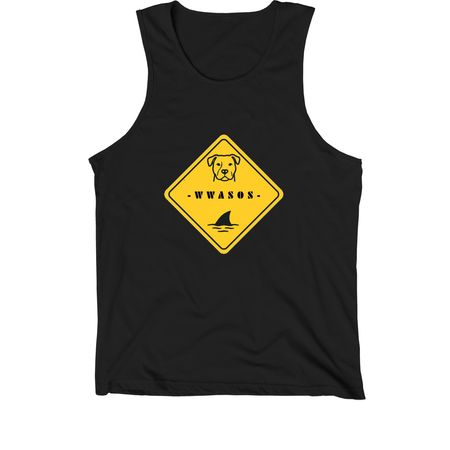 WWASOS These will turn heads!, a Black Premium Cotton Tank