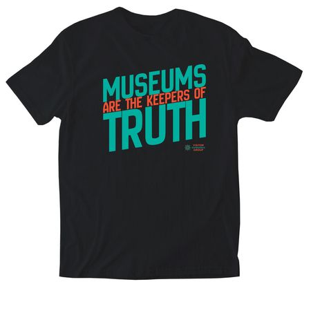 Museums & Truth, a Black Softstyle Cotton Tee