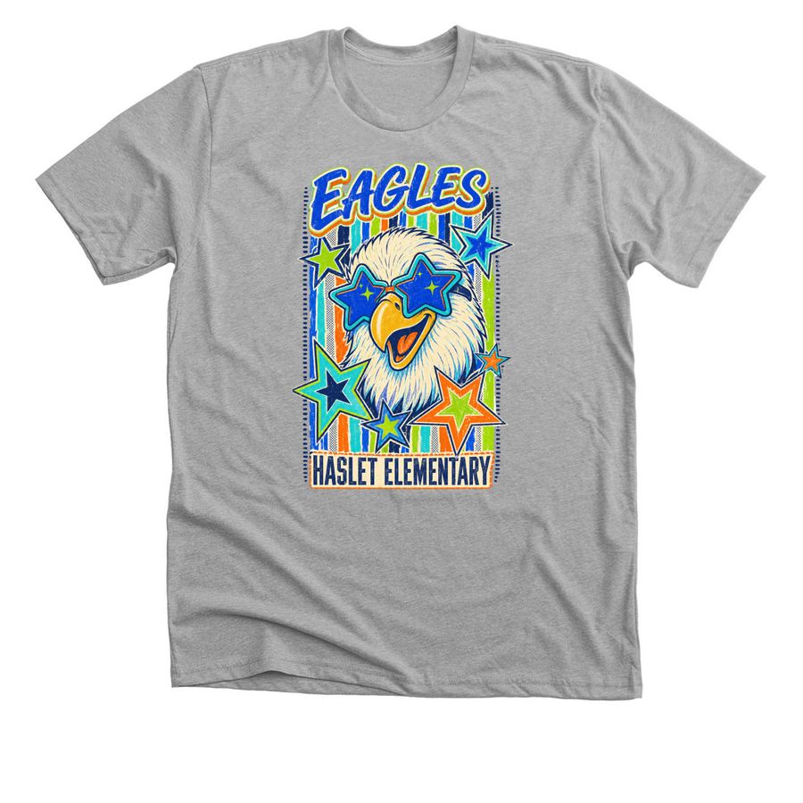 &nbsp;Haslet Eagles Star Power, a Athletic Heather Premium Unisex Tee