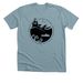Camp 2025 Season, a Heather Blue Lagoon Premium Unisex Tee