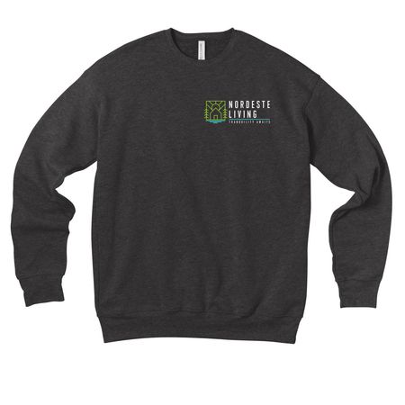 Save the Music, a Dark Grey Heather Premium Drop Shoulder Sweatshirt