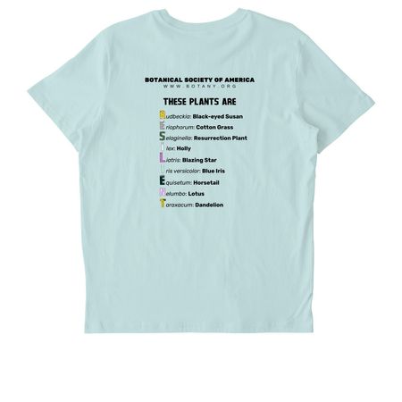 "Resilient" Shirts Group 1, a Caribbean Blue Stanley/Stella Unisex Crafter Tee (back-view)