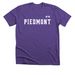 Straight Block Piedmont Spirit, a Heather Team Purple Premium Unisex Tee