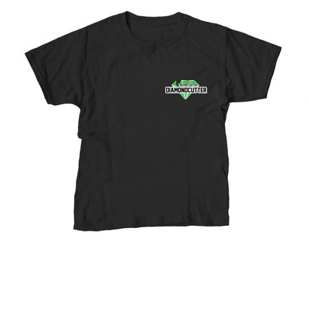 SHR QTs DiamondCutter Logo Wear, a Black Youth Unisex Tee