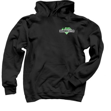 SHR QTs DiamondCutter Logo Wear, a Black Pullover Hoodie