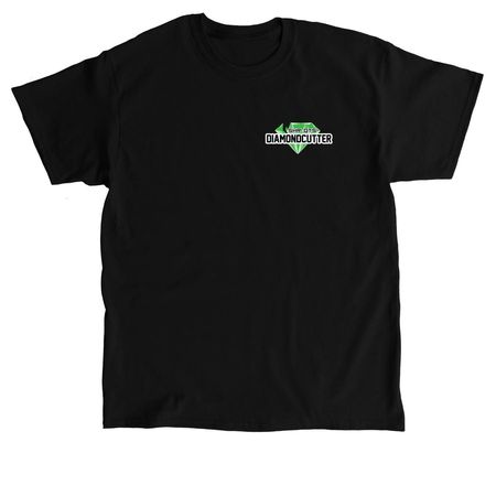 SHR QTs DiamondCutter Logo Wear, a Black Classic Unisex Tee