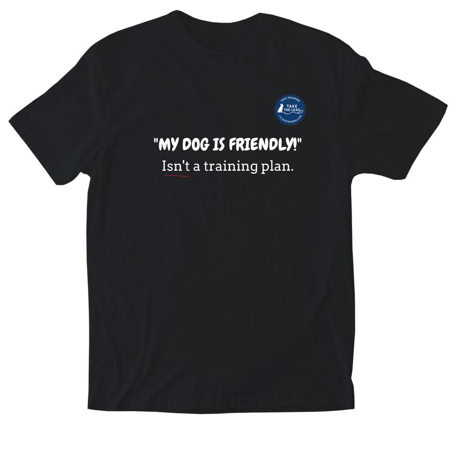 &nbsp;Friendly vs. Trained ? TTL Long Sleeve, a Black Softstyle Cotton Tee