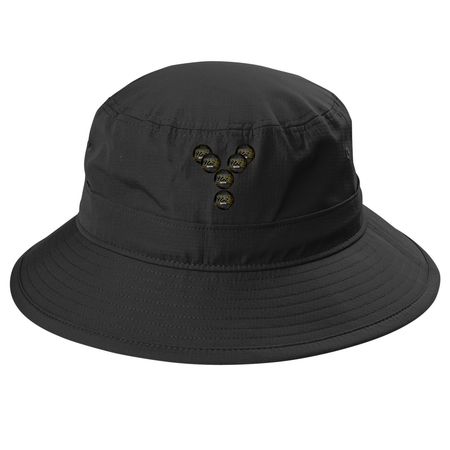 YunGeneralz Sportz, a Black Printed UV Bucket Hat