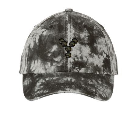 YunGeneralz Sportz, a Black Printed Tie Dye Baseball Hat
