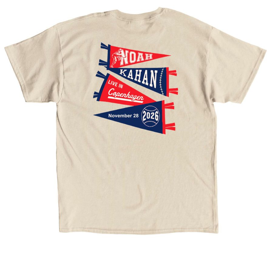 Noah Kahan&nbsp;Copenhagen&nbsp;Merch, a Sand Classic Unisex Tee