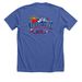 Le Bonheur Caring In The Heart of Memphis, a Solid True Royal Premium Unisex Tee (back-view)